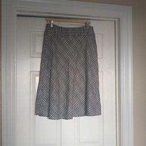 Houndstooth Midi Skirt